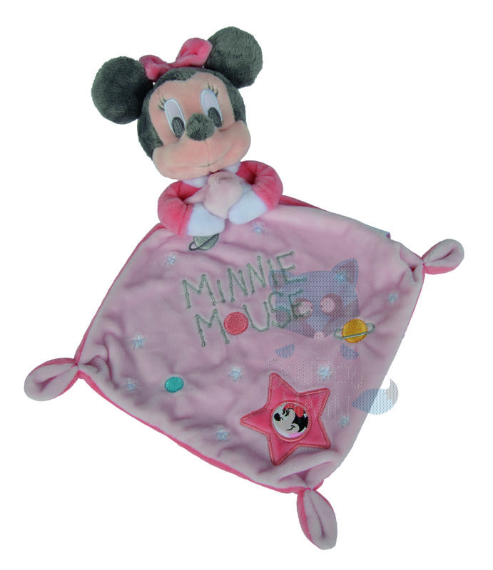  baby comforter minnie mouse pink star  